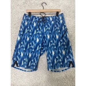 Lululemon Board Shorts Mens 32 Blue‎ Current State Drawstring Pocket